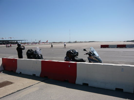 Fluglandebahn Gibraltar