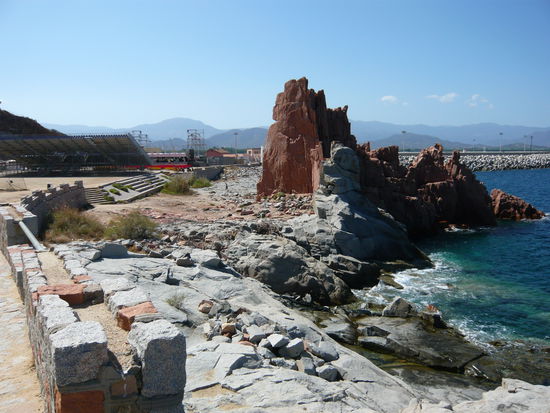 Rote Felsen von Arbatax Sardinien