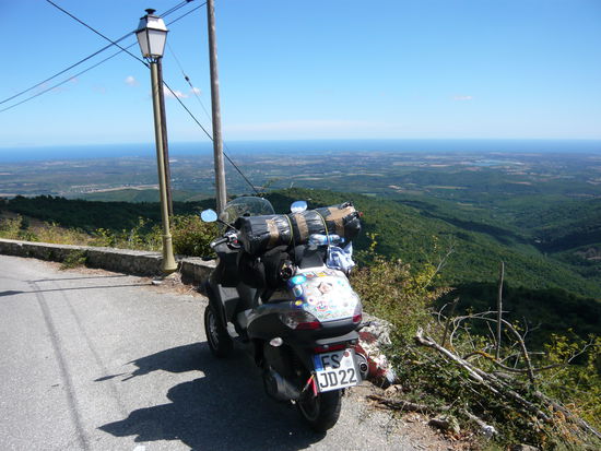 Antisanti Richtung Aleria Korsika