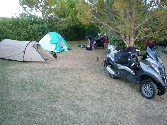 Camping in Sisco Cap von Korsika