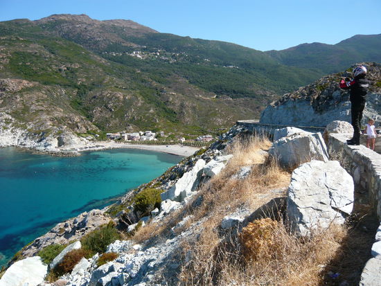 Küstenstrasse um das Cap von Korsika