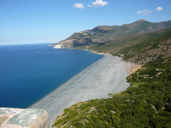 Küstenstrasse um das Cap von Korsika