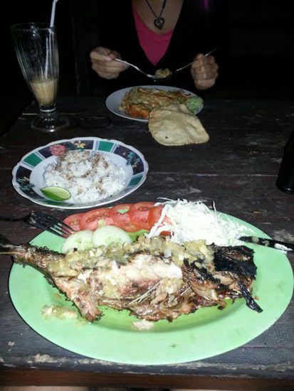 Diesen Fisch gibts nur auf Gili Meno!!