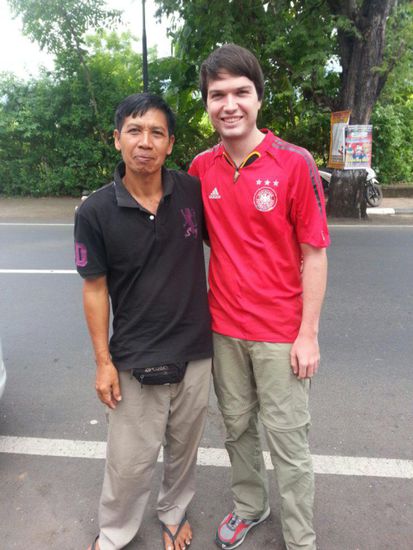 Unser Fahrer Rasti, ein sehr netter Zeitgenosse