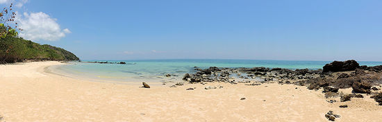 Ein Strand ganz für uns alleine. Lo Ba Kao Strand.