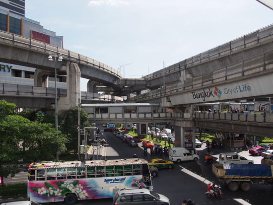Ein letztes mal Siam Square und der dazugehörige Verkehr