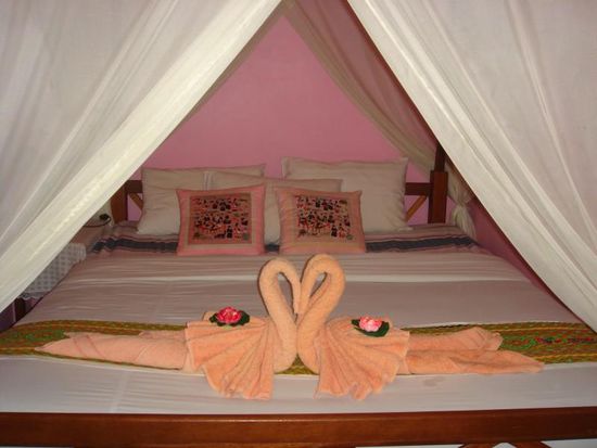 Unser Zimmer im Pin Pao - sehr liebevoll hergerichtet