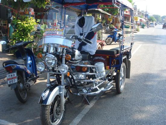 Eines der schönsten Tuk-Tuks die wir bisher gesehen haben