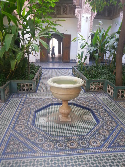 Der Innenhof des Palais