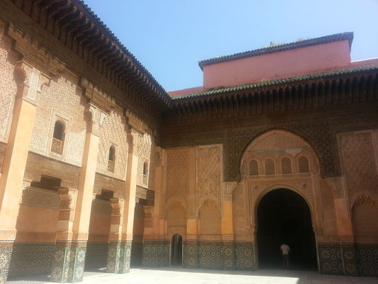 Gebetsschule, der typische Innenhof