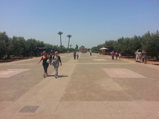 Der laaaaaaange Eingang 