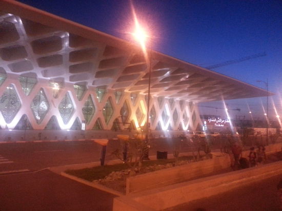 Abschied  Flughafen Menara