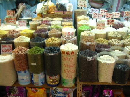 Reis und co im Ben Thanh Markt