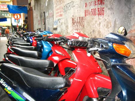 das Hauptverkehrsmittel: das Moped