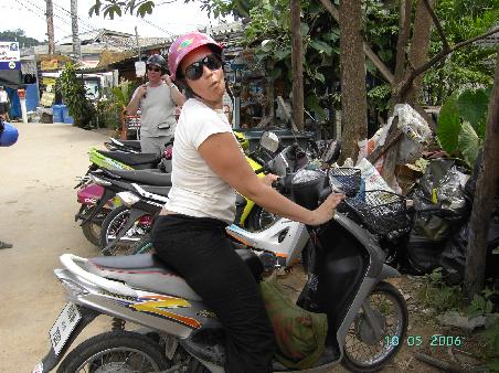 ich mit meinem coolen Moped