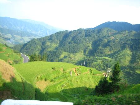 trotz laaaaanger Fahrtzeit, konnte ich die Aussicht geniesen