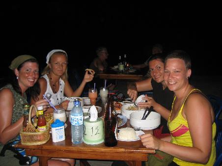 Sonja, Lena, Justina und ich