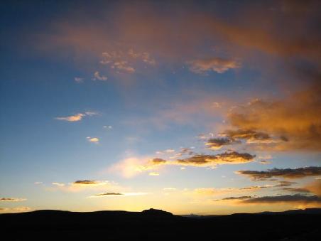 traumhafter Sonnenuntergang