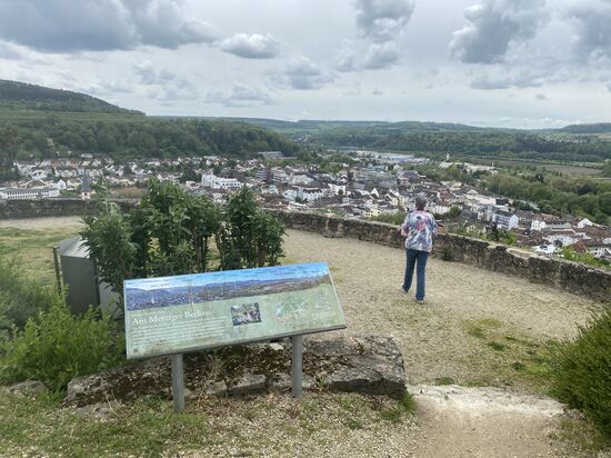einzigartige Aussicht über viele Stadtteile Merzigs