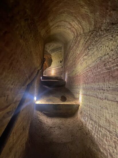 Aufgang zu höherer Ebene