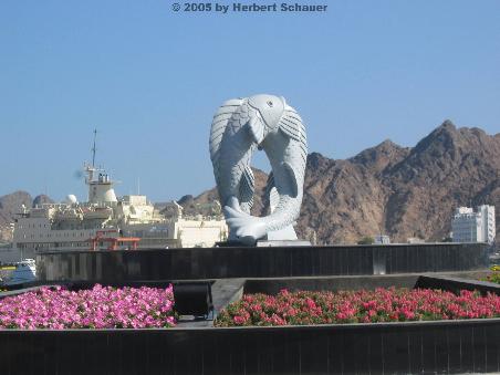 Kreisverkehr in Mutrah
