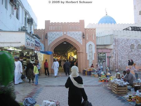 Eingang zum Souk von Mutrah