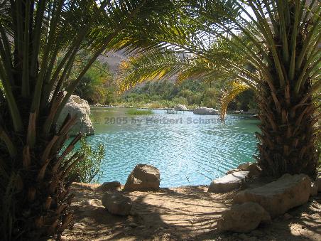 einer der beiden großen Seen des Wadis