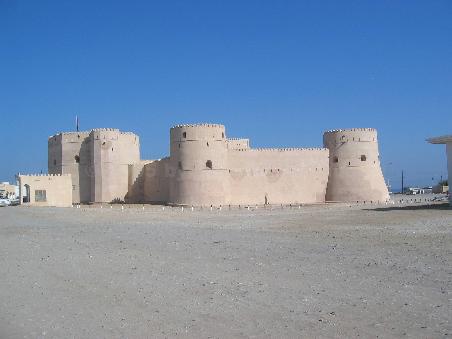Fort in der Küstenstadt Barka