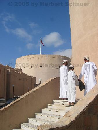 Hauptturm des Forts Nizwa