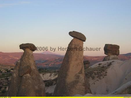 Sonnenuntergang in Kappadokien