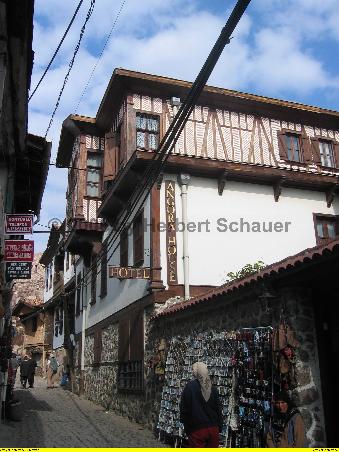 unser kleines Hotel in der Zitadelle - Fachwerkbau aus dem 17. Jh.