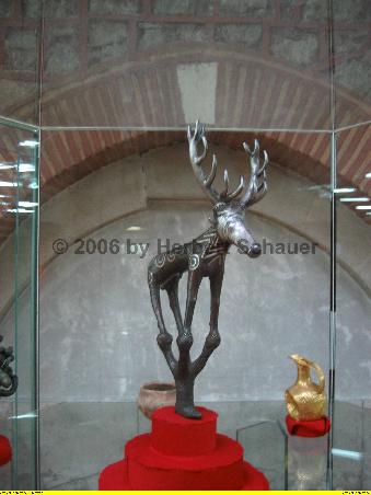 Zierstatue aus Alaca Höyük - 2. Hälfte des 3. Jahrtausends v. Chr. (Bronzezeit)