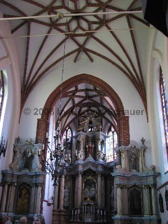 weitgehend barocke Innenausstattung der gotischen St. Annenkirche