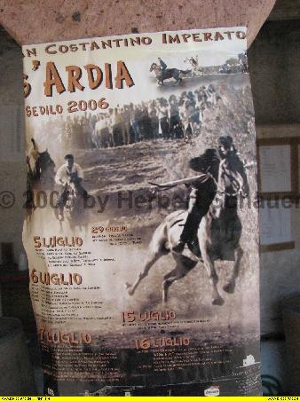 Plakat 2006 - Arduia in Sedilo
