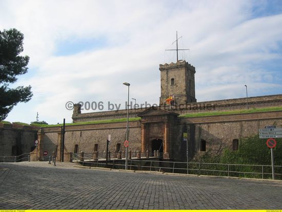 Zitadelle oberhalb von Barcelona