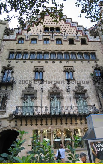 Casa Amettler - Passeig de Gracia - 1900 - Arch.:  Josep Puig i Cadafalch