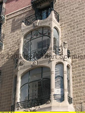 Erker an der Casa Melcior