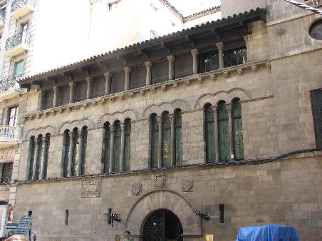 Palau de Paeria - stadtseitige Fassade