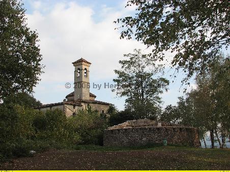 Oben steht die Kapelle des heiligen Francisco