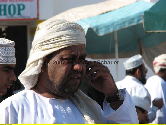 Turban als Freisprecheinrichtung