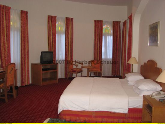 unser Riesenschlafzimmer in der Muscat-Suite