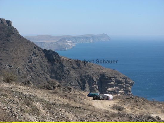 Blick auf die Küste