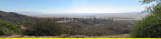 Blick in die Ebene von Salalah