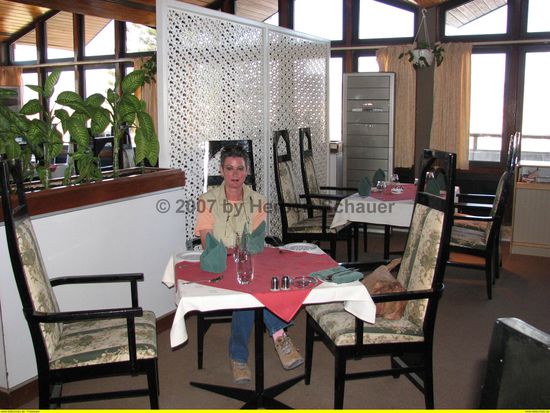 Restaurant Woodlands im Flughafen Salalah