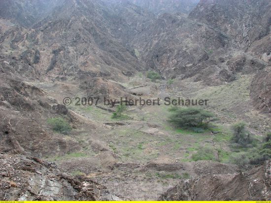 verlassene Siedlung auf dem Plateau