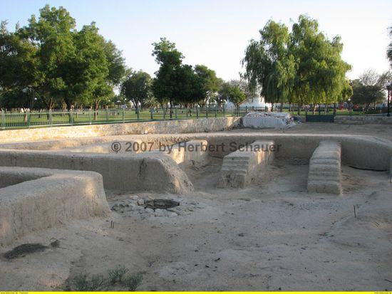 Ausgrabungen am Eingang