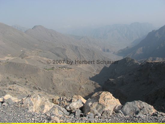 Blick von oben zurück