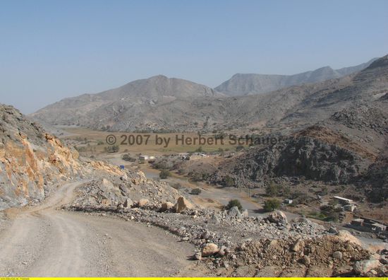 Blick auf das Sayh-Plateau
