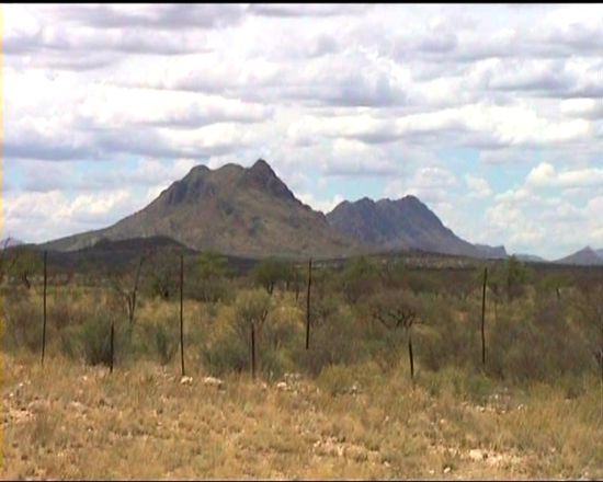Landschaft in mehr Wolken als gedacht