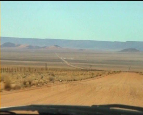 am Namib-Rand auf der gravelroad